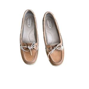 Sperry‎ Top-Sider Women's Angelfish Boat Shoe Linen/Oat Size 9.5M